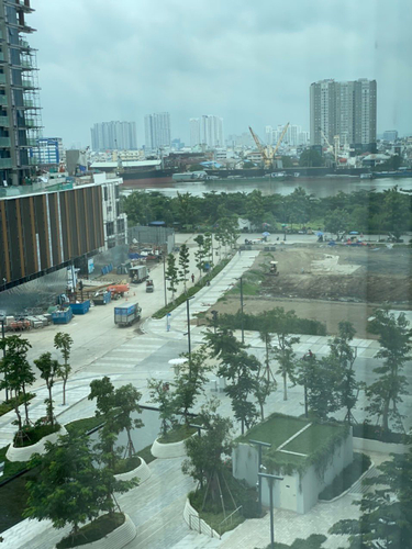 View căn hộ Empire City, Quận 2 Căn hộ Empire City tầng 7 thiết kế có 2 phòng ngủ, nội thất cơ bản.