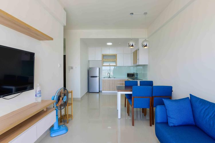 Phòng Khách Cho thuê căn hộ The Sun Avenue tầng cao, 2 phòng ngủ, đầy đủ nội thất