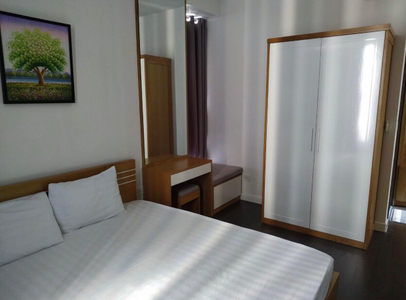 Căn hộ The Tresor, Quận 4 Căn hộ The Tresor tầng 12 thiết kế 2 phòng ngủ, ban công hướng Đông Bắc.