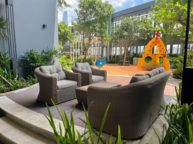 Tiện ích căn hộ Empire City, Quận 2 Căn hộ cao cấp Empire City tầng 14 thiết kế 2 phòng nugr, nội thất cơ bản.