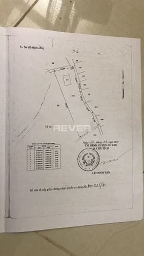 Bản vẽ đất nền Huyện Củ Chi Đất nền diện tích 3000m2 có sẵn xưởng lớn trên đất, pháp lý rõ ràng.