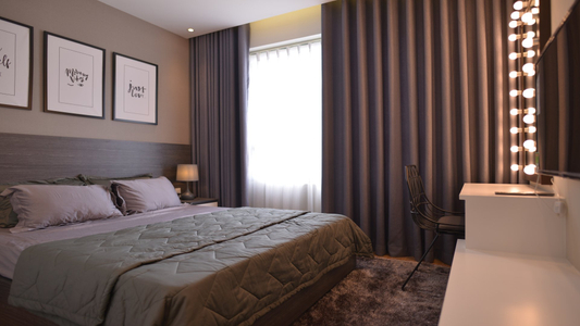 Căn hộ The Gold View, Quận 4 Căn hộ The Gold View tầng 8 diện tích 80m2, bàn giao đầy đủ nội thất.