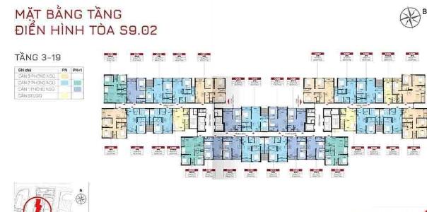 Layout Vinhomes Grand Park, Quận 9 Căn hộ Vinhomes Grand Park nội thất cơ bản, ban công view Đông Nam