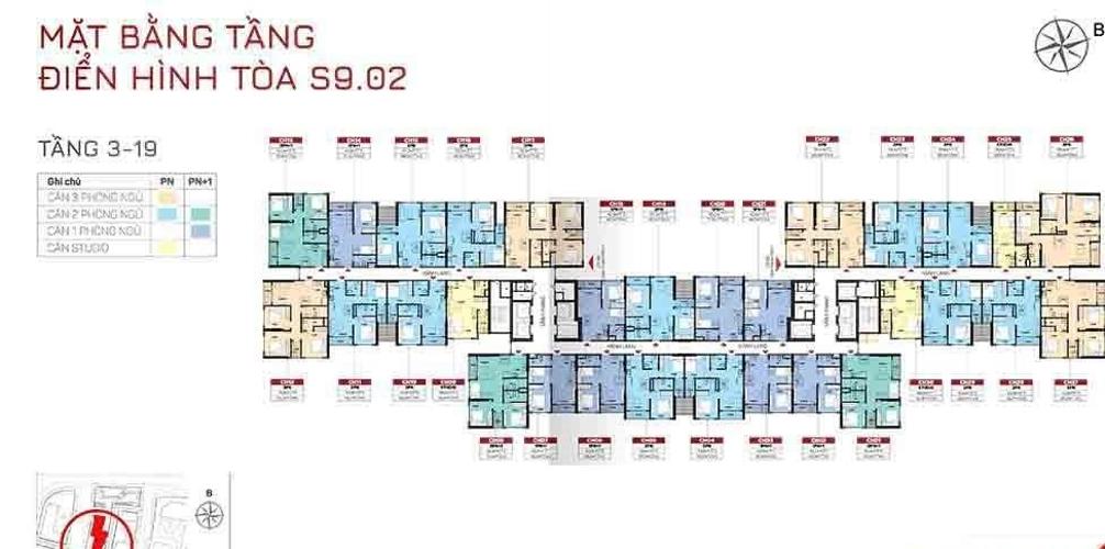 Layout Vinhomes Grand Park, Quận 9 Căn hộ Vinhomes Grand Park nội thất cơ bản, ban công view Đông Nam