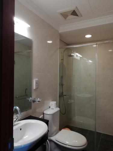 Toilet The Manor Quận Bình Thạnh Căn hộ The Manor tầng trung, đầy đủ nội thất
