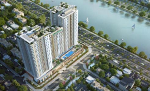 Viva Riverside, Quận 6 Căn hộ Viva Riverside tầng trung, view tòa nhà cao tầng