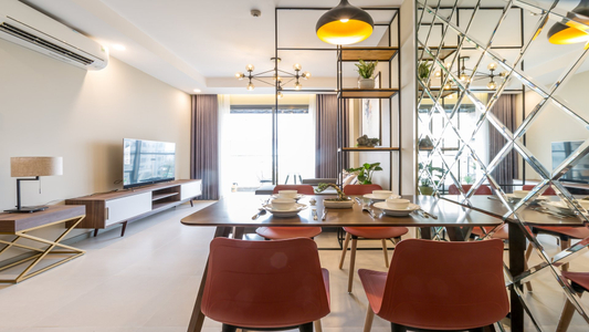 Căn hộ The Gold View, Quận 4 Căn hộ The Gold View tầng 8 diện tích 80m2, bàn giao đầy đủ nội thất.