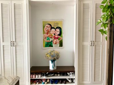 nội thất căn hộ riviera point Căn hộ Riviera Point đón view sông, tầng trung thoáng mát.