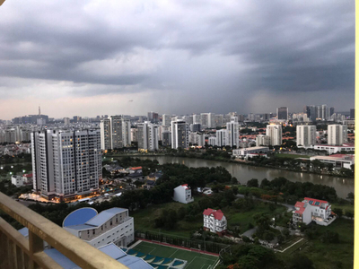 View căn hộ Saigon South Residence, Huyện Nhà Bè Căn hộ Saigon South Residence tầng 21 ban công hướng Đông thoáng mát.