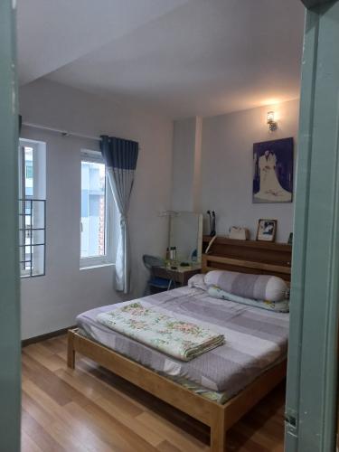 Phòng ngủ căn hộ Chung cư Tôn Thất Thuyết, Quận 4 Căn hộ Chung cư Tôn Thất Thuyết thiết kế hiện đại, đầy đủ nội thất.