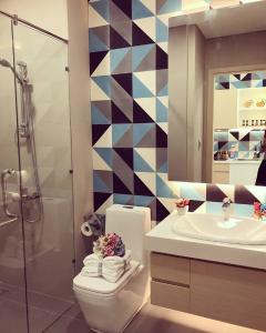 nhà mẫu Sunrise Riverside Căn hộ Officetel Sunrise Riverside tầng trung, view đường nội khu.