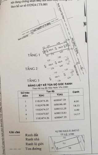 Bản vẽ nhà phố Huyện Nhà Bè Nhà phố diện tích 68m2 có sổ hồng riêng, hẻm rộng 4m đường Huỳnh Tấn Phát.