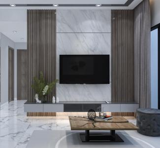 phòng khách căn hộ midtown Căn hộ Phú Mỹ Hưng Midtown tầng trung, nội thất sang trọng.