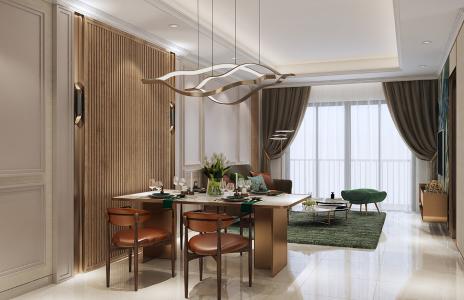 Phòng ngủ căn hộ Opal Boulevard, Huyện Dĩ An Căn hộ Opal Boulevard nội thất cơ bản, cửa hướng Đông Bắc.