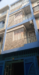 Mặt tiền nhà phố Quận Tân Phú Nhà phố thiết kế 1 trệt, 3 lầu có giếng trời thoáng mát, nội thất cơ bản.