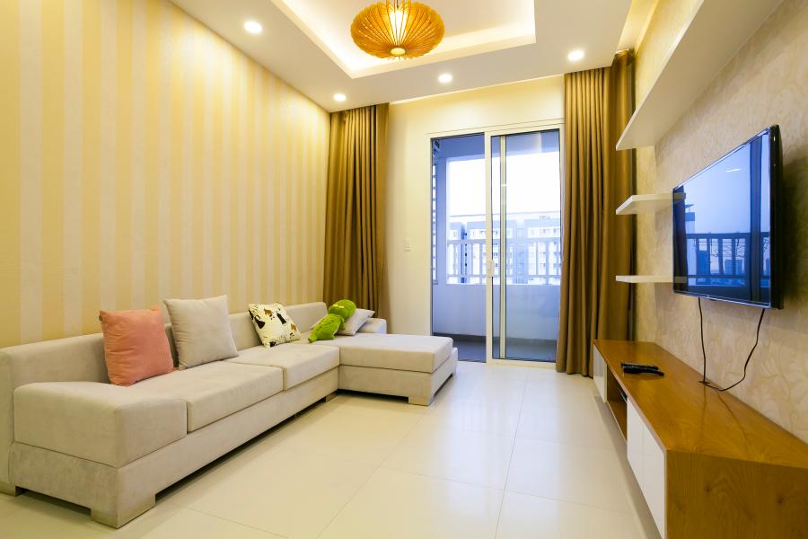 Căn hộ tầng cao Lexington Residence hướng Đông Bắc.