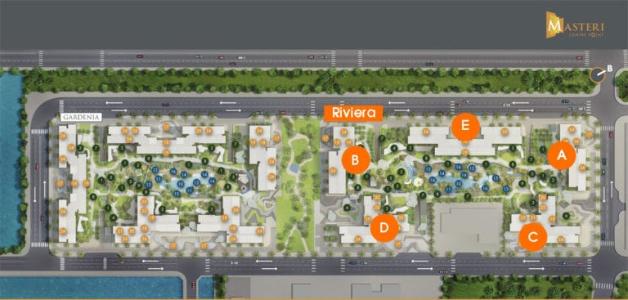 layout dự án Masteri Centre point quận 9 Căn hộ Masteri Centre Point tầng cao, hướng Đông Bắc.