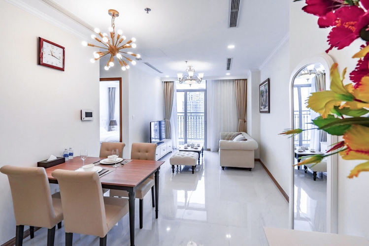 Căn hộ Vinhomes Central Park, Quận Bình Thạnh Căn hộ 1 phòng ngủ Vinhommes Central Park tầng 17, đầy đủ nội thất.