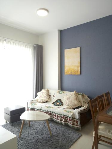 Phòng khách căn hộ SUNRISE RIVERSIDE Căn hộ Sunrise Riverside 2PN, tầng 4, DT 70m2, đầy đủ nội thất