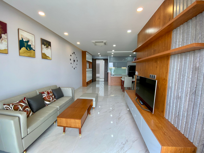 Căn hộ Phú Mỹ Hưng Midtown, Quận 7 Căn hộ Phú Mỹ Hưng Midtown tầng 19 view đón gió thoáng mát, đầy đủ nội thất.