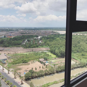 View căn hộ Vinhomes Grand Park, Quận 9 Căn hộ Vinhomes Grand Park hướng ban công đông bắc nội thất cơ bản diện tích 59.1m²