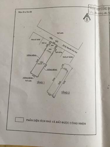 Bản vẽ nhà phố Huyện Hóc Môn Nhà phố hướng Đông Bắc thoáng mát, bàn giao sổ hồng riêng.