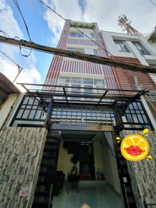 Mặt tiền nhà phố Quận Bình Thạnh Nhà phố đường Đinh Tiên Hoàng diện tích 28m2, cửa hướng Đông Nam.