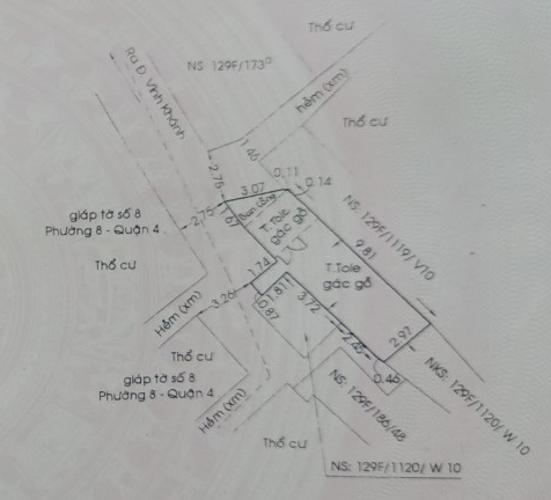 mat_bang_san Nhà phố hẻm đường Hoàng Diệu, diện tích 33.8m2, sổ hồng chính chủ