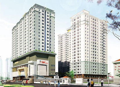 Căn hộ Saigonres Plaza, Quận Bình Thạnh Căn hộ Saigonres Plaza thiết kế 2 phòng ngủ, đầy đủ nội thất.
