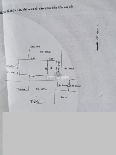 Bản vẽ nhà phố Quận Bình Tân Nhà phố hướng Đông Nam, hẻm trước nhà rộng 5m không bị ngập nước.