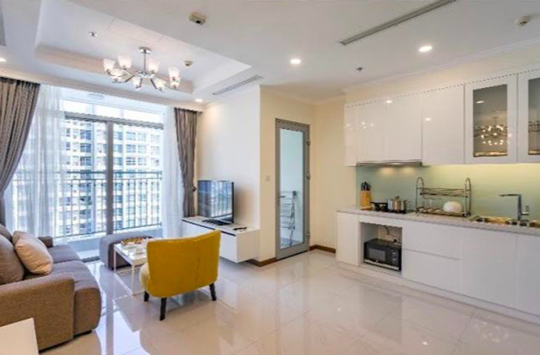 Căn hộ Vinhomes Central Park, Quận Bình Thạnh Căn hộ Vinhomes Central Park tầng 28, không giang thoáng mát và yên tĩnh.