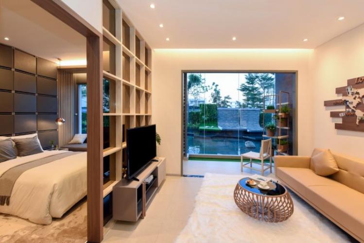 Nhà mẫu Sky 89 An Gia Căn hộ Sky 89 An Gia tầng cao, bàn giao nội thất cơ bản.