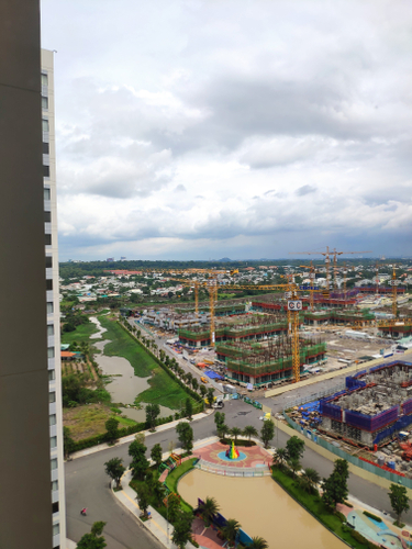 view căn hộ Vinhomes Grand Park quận 9 Studio Vinhomes Grand Park nội thất cơ bản, view công viên Cầu Vồng