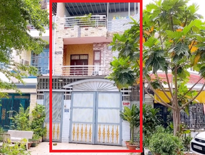 Mặt tiền nhà phố Quận Tân Phú Nhà phố diện tích 114m2 có ban công rộng, phù hợp trồng cây xanh.