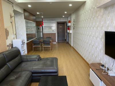 Phòng khách Lexington Residence Quận 2 Căn hộ Lexington Residence tầng cao, sàn lót gỗ, đủ nội thất.