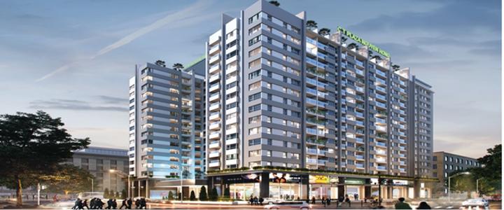 Căn hộ CT Plaza Nguyên Hồng, Gò Vấp Căn hộ CT Plaza Nguyên Hồng tầng 12 có 2 phòng ngủ, nội thất cơ bản.