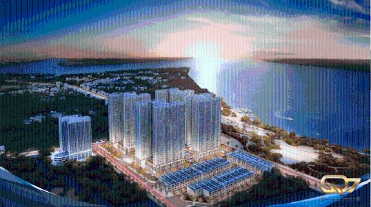 Tổng quan dự án Q7 Sài Gòn Riverside Bán căn hộ Q7 Saigon Riverside nội thất cơ bản, ban công hướng Tây Nam