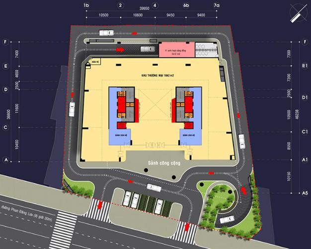 Cao ốc Satra - Eximland - mat-bang-tang-can-ho-Cao-oc-Satra-Eximland