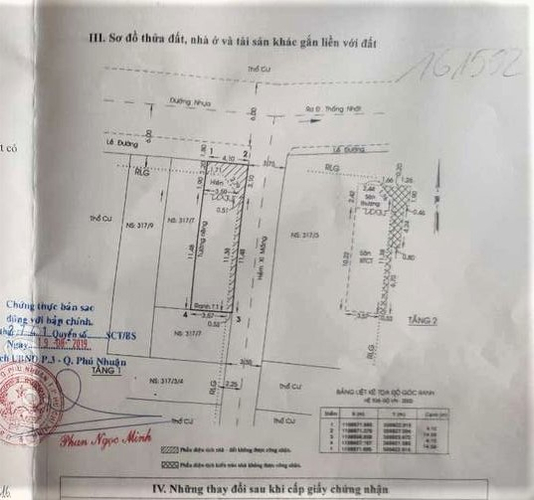 Bản vẽ nhà phố Quận Gò Vấp Nhà phô hẻm đường Thống Nhất diện tích 46.8m2, không có nội thất.