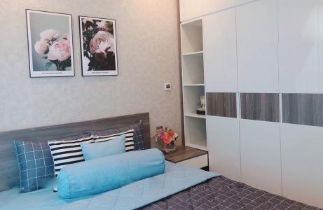 Phòng ngủ căn hộ Vinhomes Golden River, Quận 1 Căn hộ Vinhomes Golden River hướng Tây Nam, view nội khu yên tĩnh.