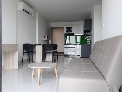 Căn hộ Vinhomes Grand Park, Quận 9 Căn hộ Vinhomes Grand Park tầng 30 view sông Tắc, đón gió mát mẻ.